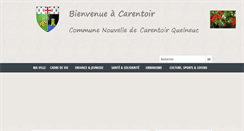 Desktop Screenshot of carentoir.com